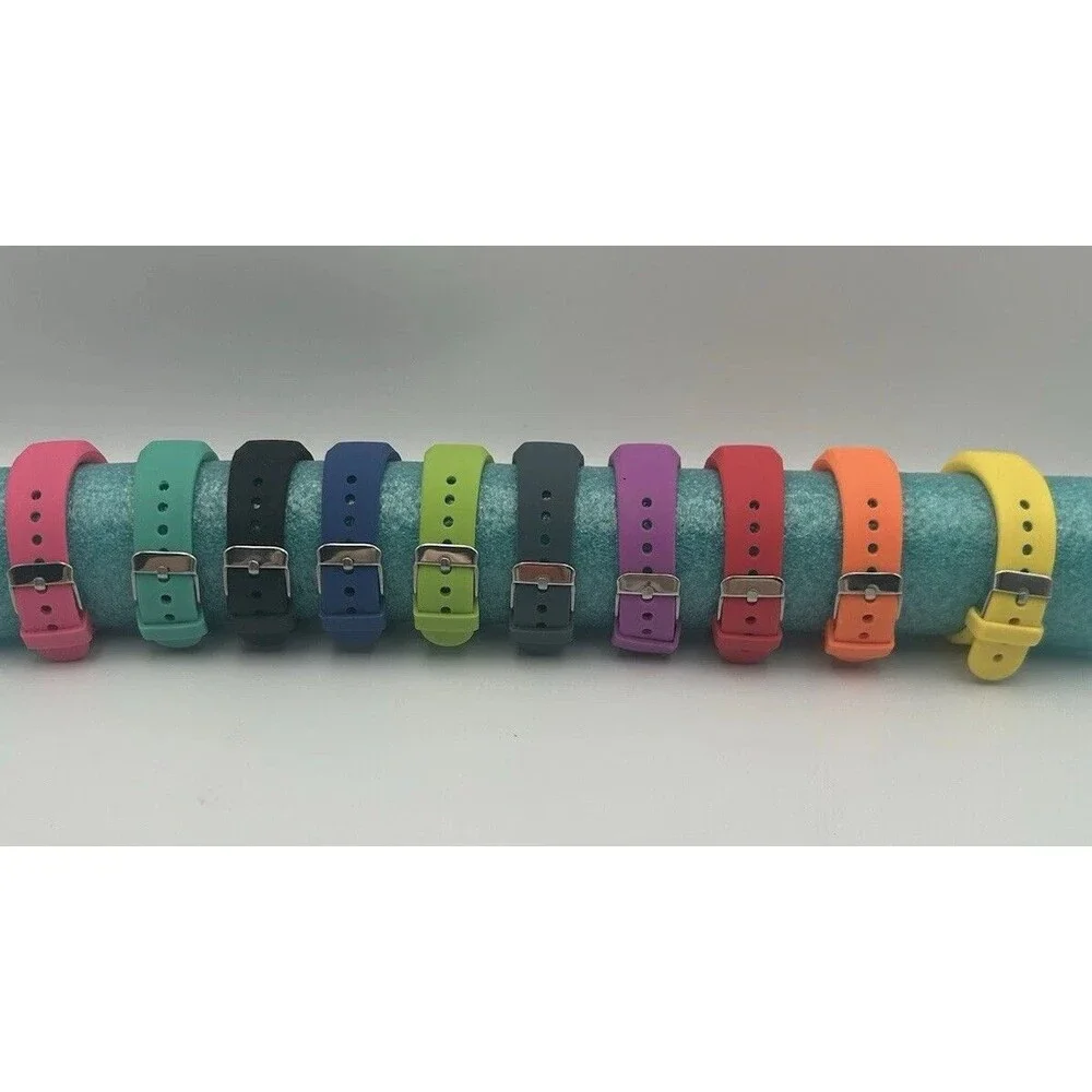 NEW Lot 10 Kids Replacement Bands for Garmin Vivofit Jr Jr 2 Vivofit 3 Silicone